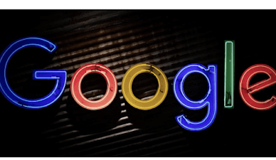 Fachada com logo Google
