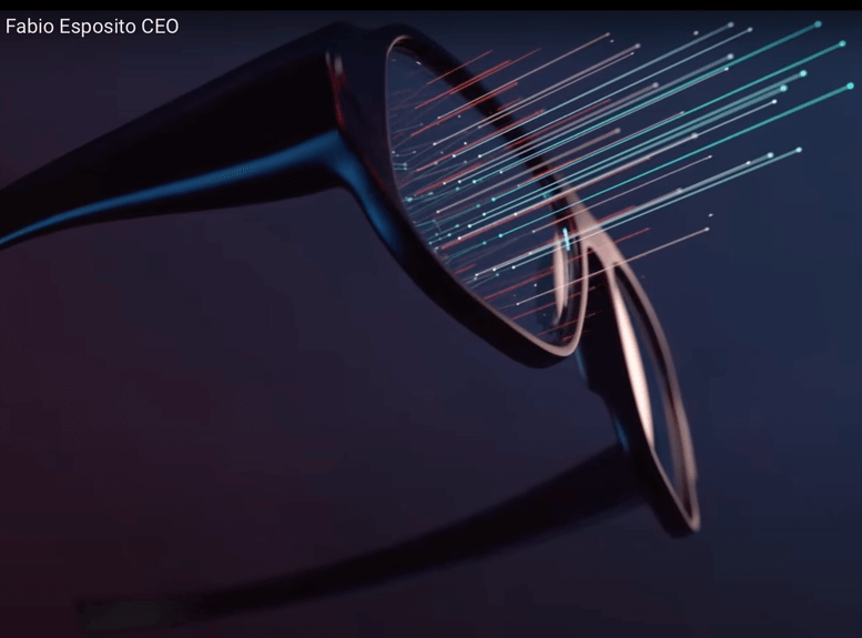 Ar headset, óculos de ar inteligentes 3d vídeo realidade aumentada