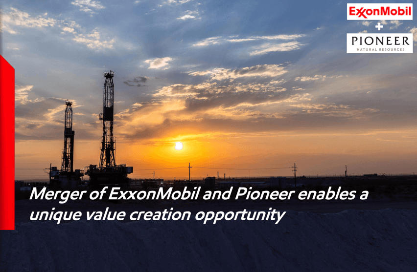 ExxonMobil anuncia fusão com a Pioneer 